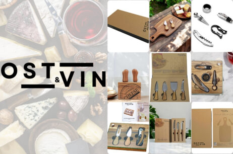 Introducing Ost & Vin: A Sophisticated Cheese and Wine Giftware Collection